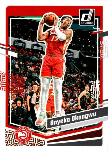 2023 Panini Donruss Onyeka Okongwu #67 Atlanta Hawks