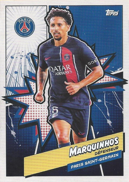 2023 Topps PSG Fan Set Heritage Marquinhos PSGH-1 Paris Saint-Germain