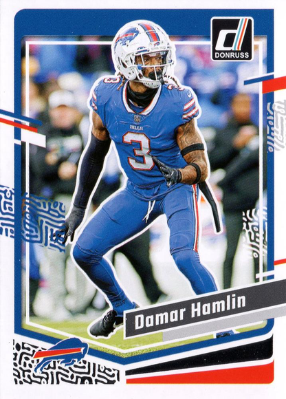 2023 Panini Donruss Damar Hamlin #27 Buffalo Bills