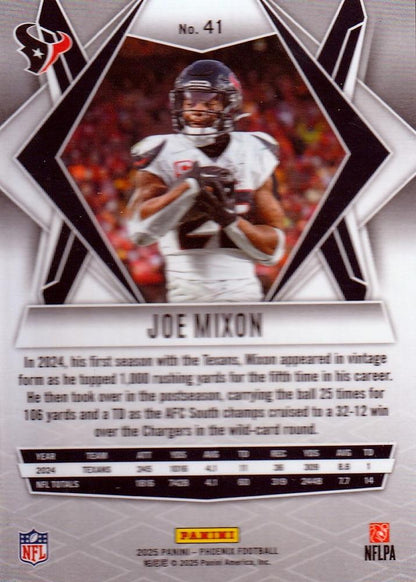 2025 Panini Phoenix Joe Mixon #41 Houston Texans