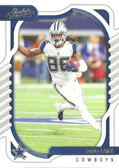 2022 Panini Absolute CeeDee Lamb #20 Dallas Cowboys