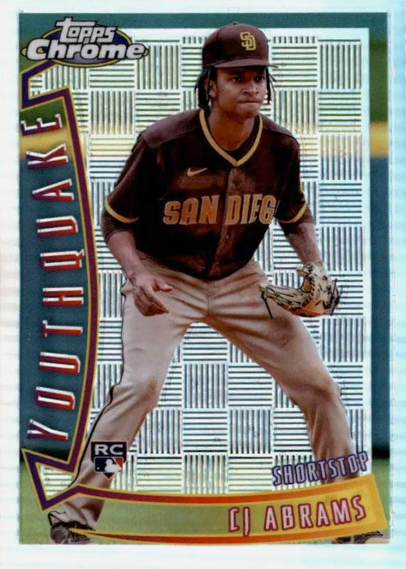 2022 Topps Chrome 1996 Youthquake CJ Abrams #YQ-5 San Diego Padres