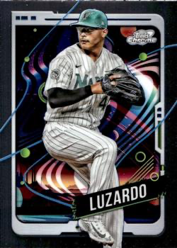 2024 Topps Chrome Cosmic Jesús Luzardo #72 Miami Marlins