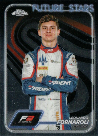 2024 Topps Chrome Formula 1 Leonardo Fornaroli F3D #46 Trident