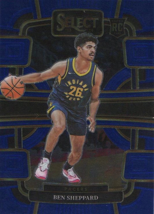 2023 Panini Select NBA Blue Ben Sheppard RC #94 Indiana Pacers