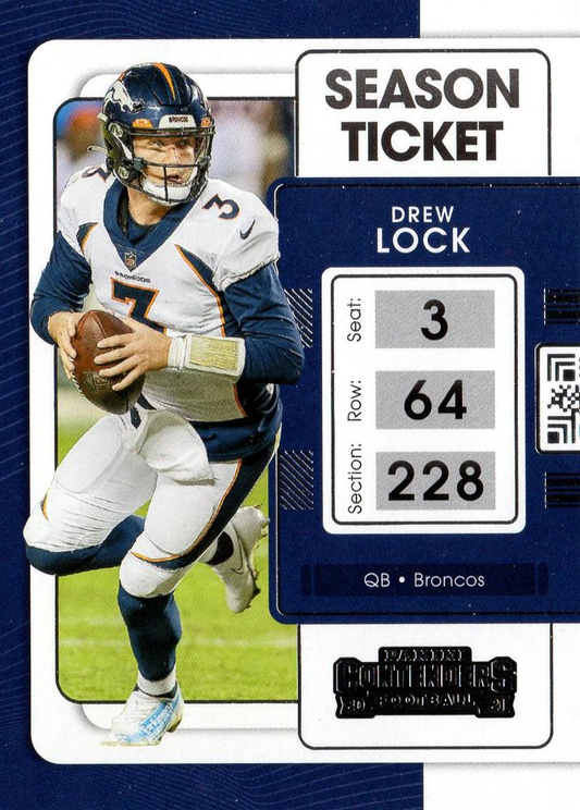2021 Panini Contenders Drew Lock Denver Broncos #28
