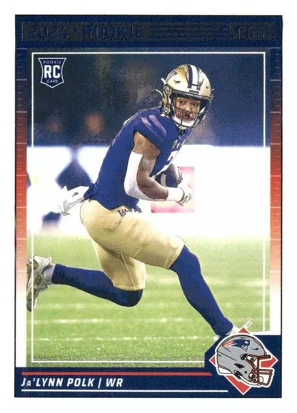 2024 Panini Score Football Ja'Lynn Polk New England Patriots #356 RC