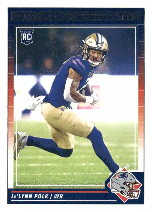 2024 Panini Score Football Ja'Lynn Polk New England Patriots #356 RC