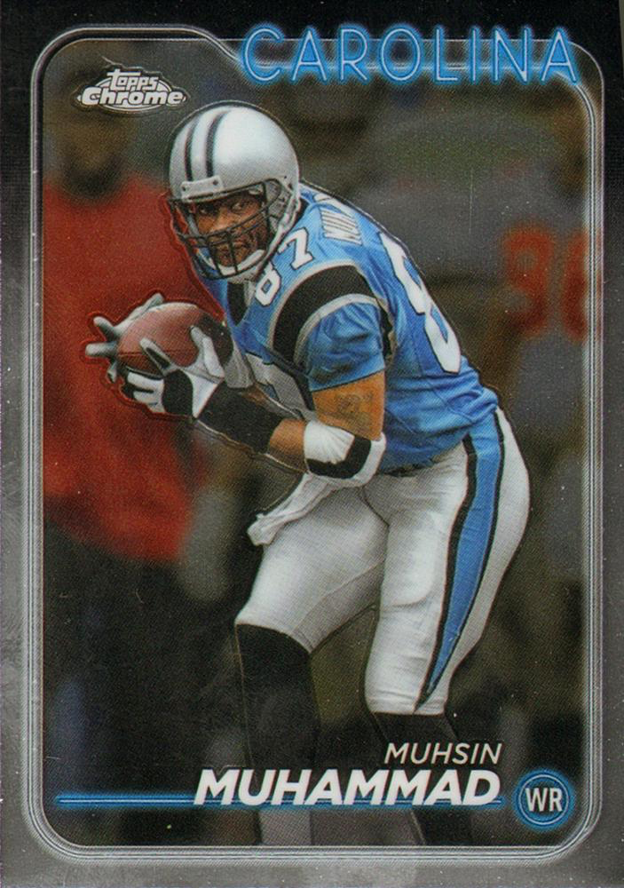 2024 Topps Chrome Football Muhsin Muhammad #15 Carolina Panthers