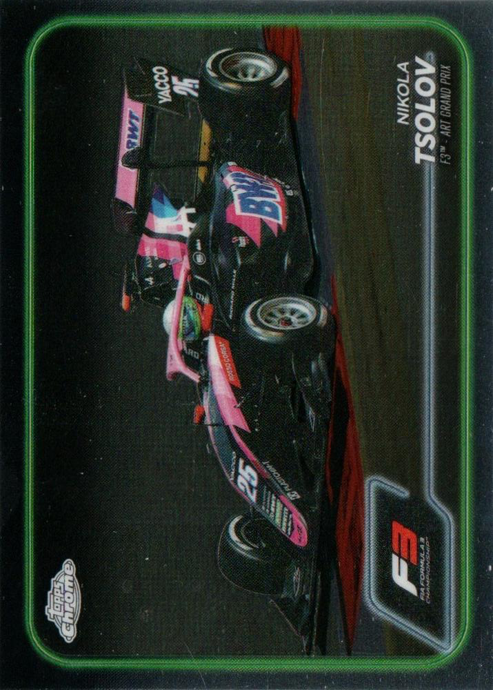 2024 Topps Chrome Formula 1 Nikola Tsolov F3C #138 ART Grand Prix