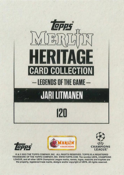 2023 Topps Merlin Heritage UCC Jari Litmanen LGD #120 Ajax