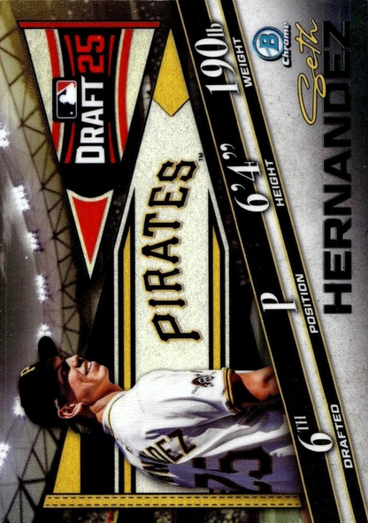2025 Topps Bowman Draft Draft Night Seth Hernandez #BDN-5 Pittsburgh Pirates