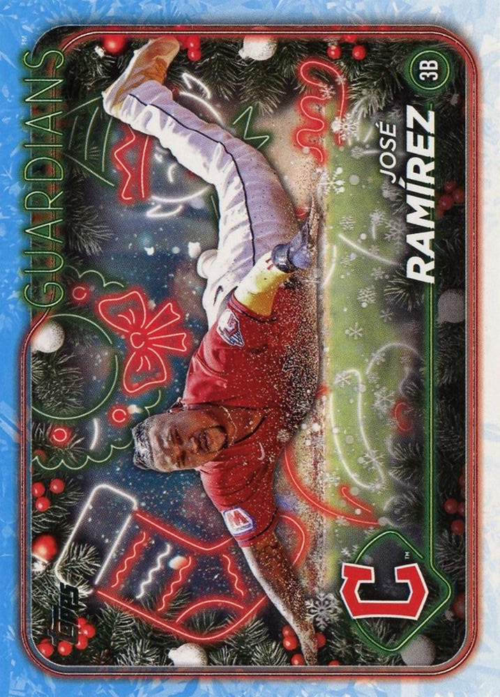2024 Topps Holiday José Ramírez Cleveland Guardians #H148