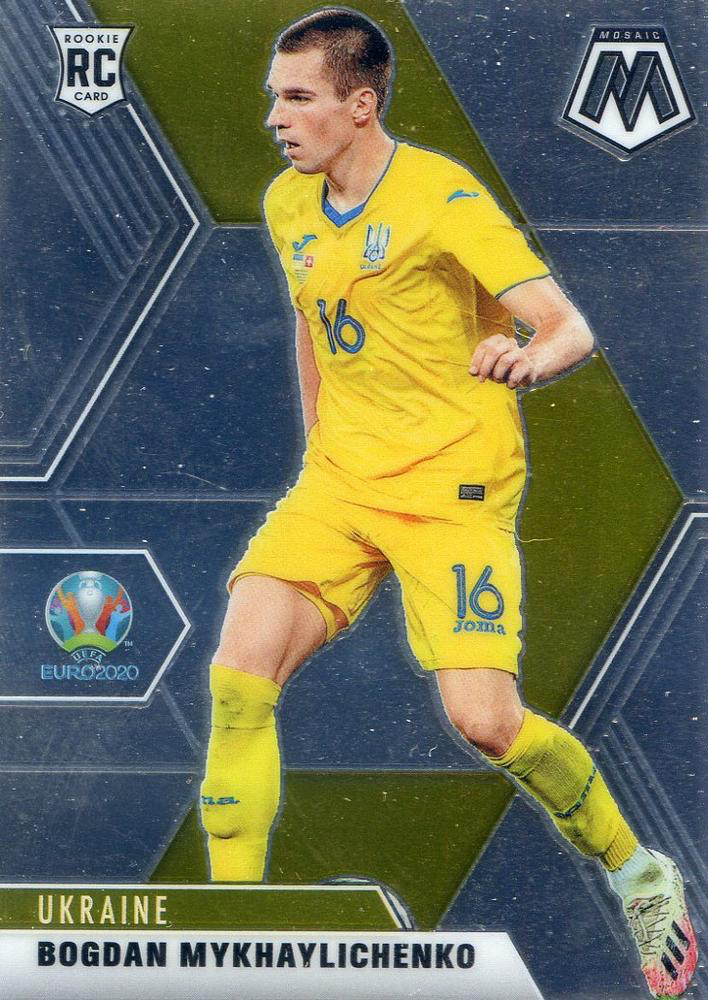 2021 Panini Mosaic UEFA EURO 2020 Bogdan Mykhaylichenko RC #188 Ukraine