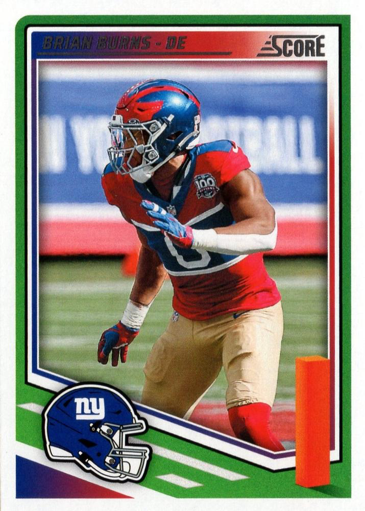 2025 Panini Score Brian Burns #6 New York Giants
