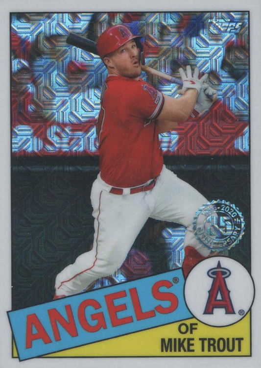 2020 Topps Update 1985 Mojo Mike Trout #CPC-45 Los Angeles Angels