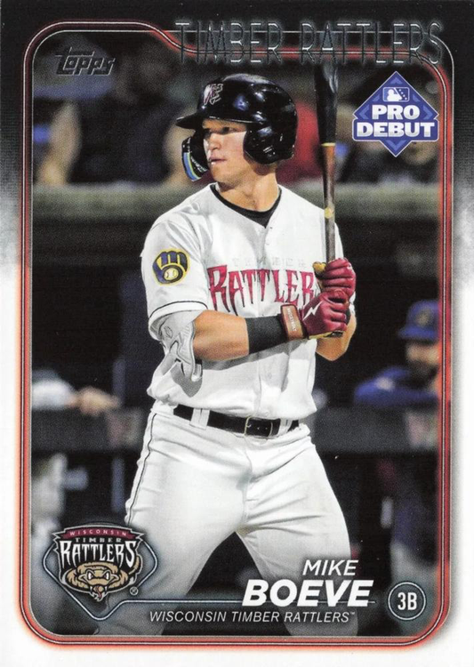 2024 Topps Pro Debut Mike Boeve #PD-73 Wisconsin Timber Rattlers