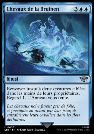 2023 Magic MTG Le Seigneur des Anneaux Chevaux de la Bruinen LTR #55