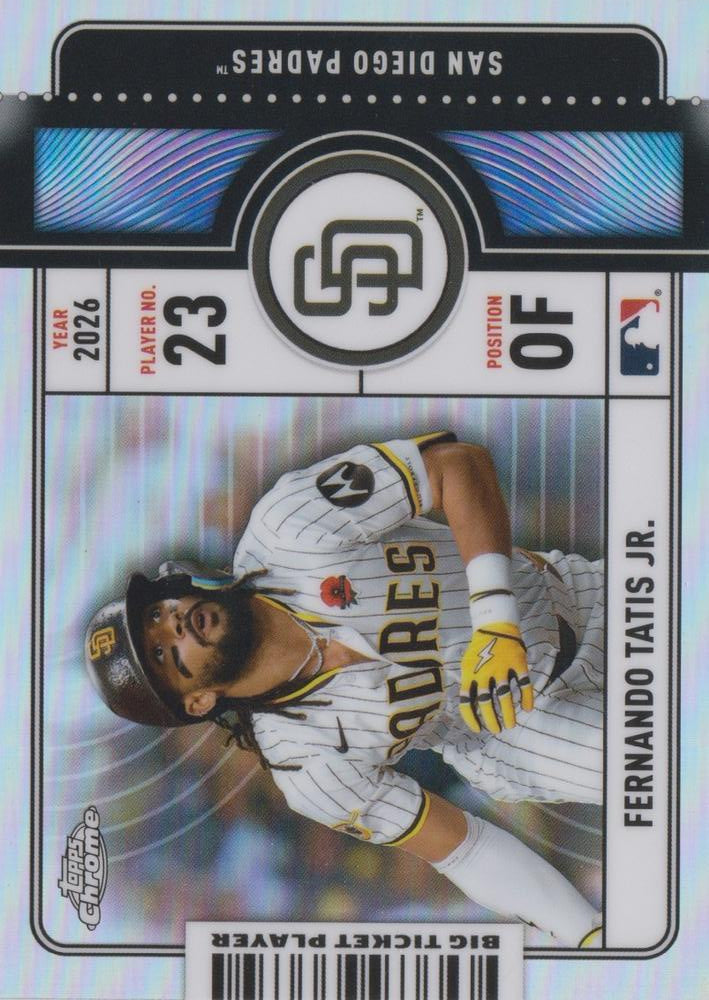 2026 Topps Chrome Big Ticket Players Fernando Tatis Jr. #BTP-20 San Diego Padres