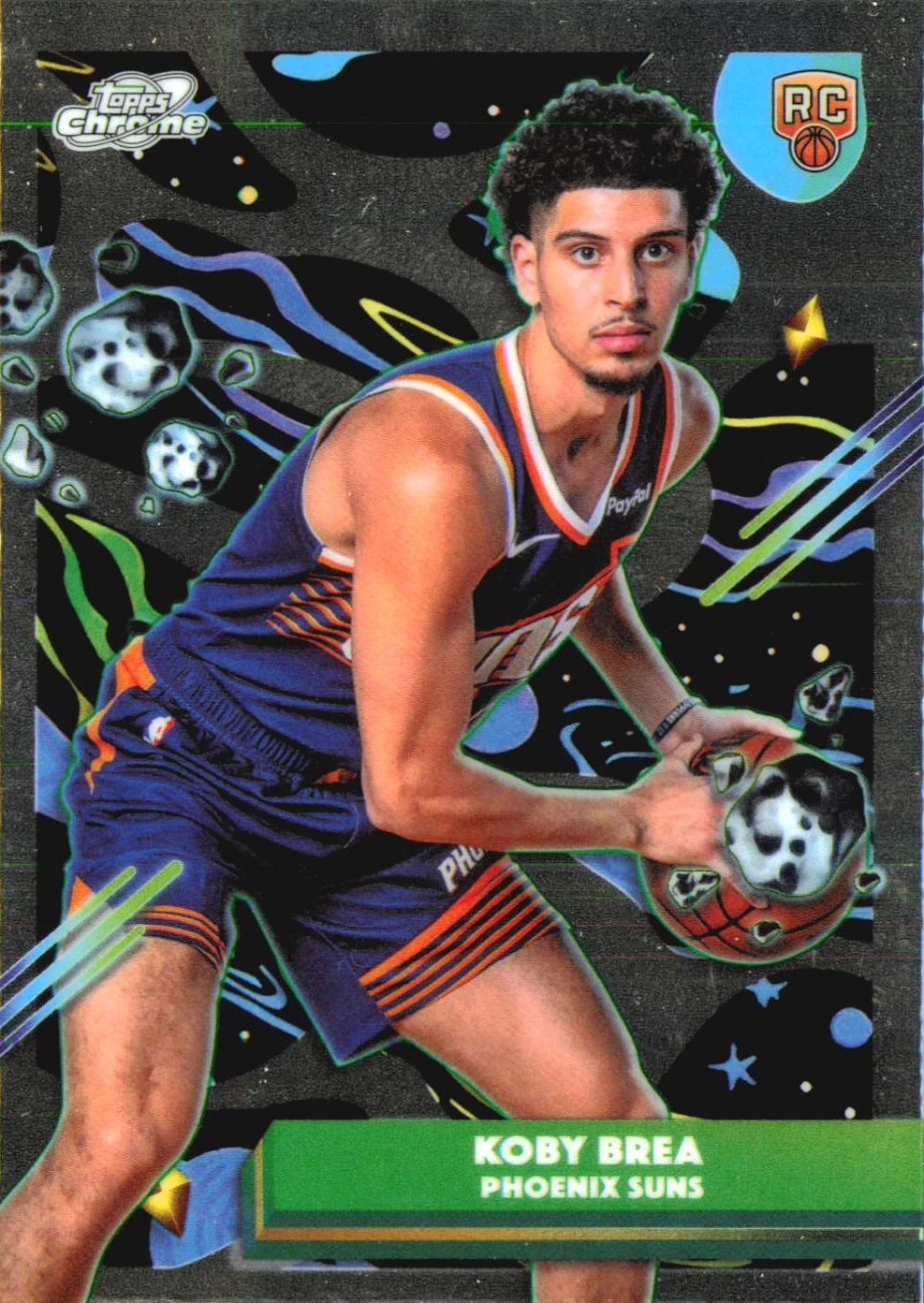 2025 Topps Chrome Cosmic Koby Brea RC #147 Phoenix Suns