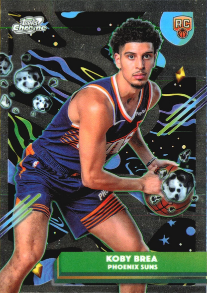 2025 Topps Chrome Cosmic Koby Brea RC #147 Phoenix Suns