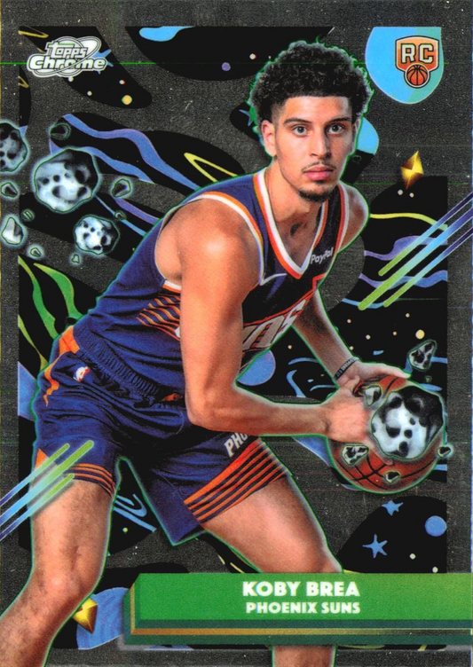 2025 Topps Chrome Cosmic Koby Brea RC #147 Phoenix Suns