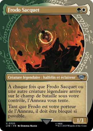 2023 Magic MTG Le Seigneur des Anneaux Frodo Sacquet LTR #320