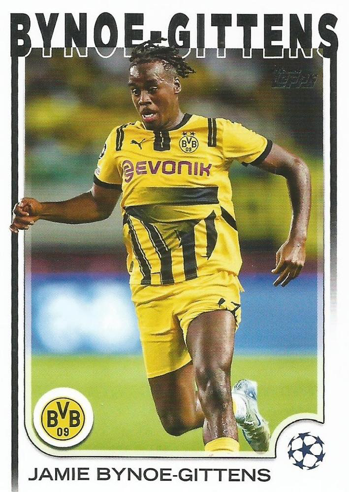 2024 Topps UCC Jamie Bynoe-Gittens #58 Borussia Dortmund