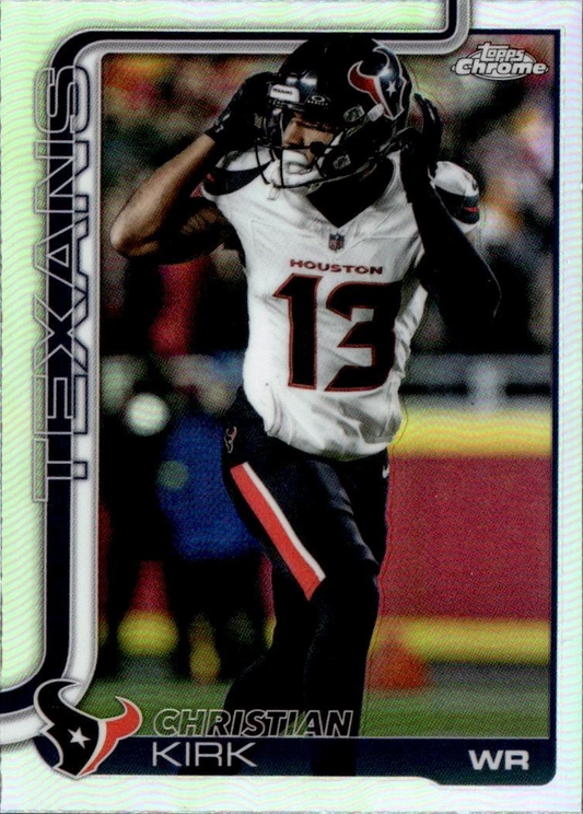 2025 Topps Chrome NFL Christian Kirk #117 Houston Texans