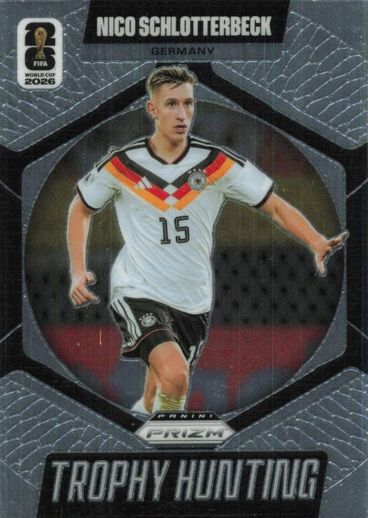 2026 Panini Prizm World Cup Trophy Hunting Nico Schlotterbeck #2 Allemagne