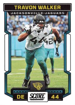 2023 Panini Score Football Travon Walker Jacksonville Jaguars #24