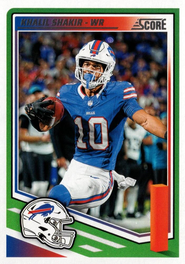 2025 Panini Score Khalil Shakir #24 Buffalo Bills