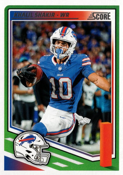 2025 Panini Score Khalil Shakir #24 Buffalo Bills