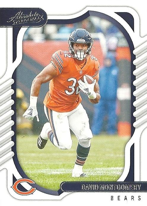 2022 Panini Absolute David Montgomery #16 Chicago Bears