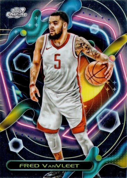 2023 Topps Chrome Cosmic Fred VanVleet #45 Houston Rockets