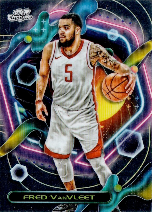 2023 Topps Chrome Cosmic Fred VanVleet #45 Houston Rockets