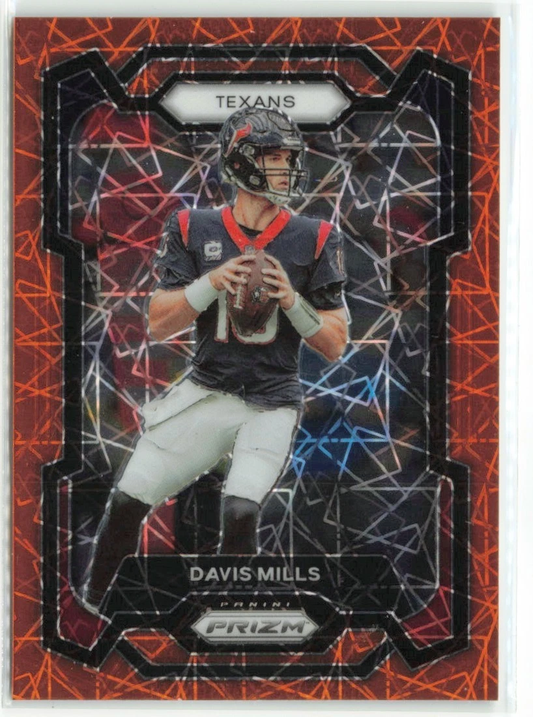 2023 Panini Prizm Lazer Orange Davis Mills Houston Texans #117