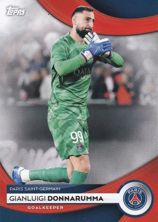 2023 Topps PSG Team Set Gianluigi Donnarumma #1 Paris Saint-Germain