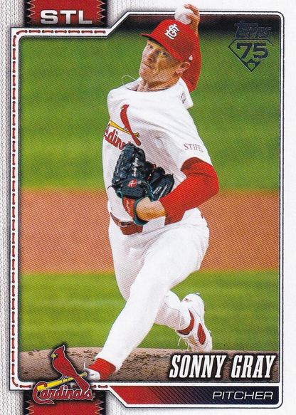 2026 Topps Series 1 Sonny Gray #40 St. Louis Cardinals