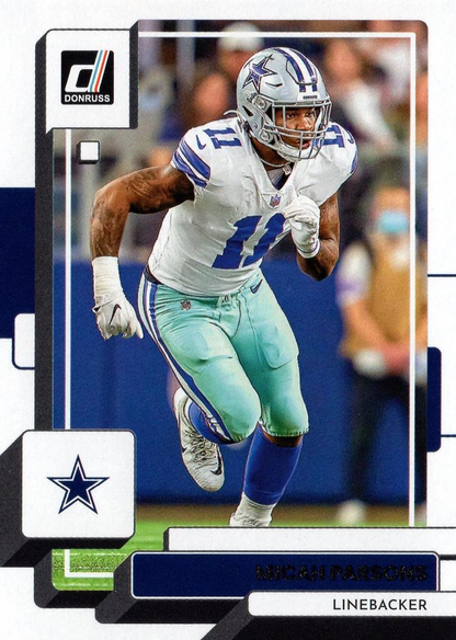 2022 Panini Donruss Micah Parsons #157 Dallas Cowboys