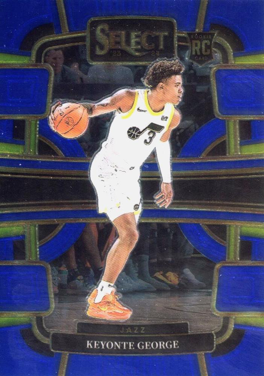 2023 Panini Select NBA Blue Keyonte George RC #75 Utah Jazz