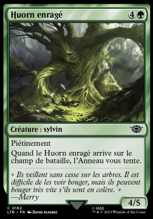 2023 Magic MTG Le Seigneur des Anneaux Huorn enragé LTR #162