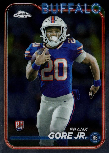 2024 Topps Chrome Football Frank Gore Jr. RC #260 Buffalo Bills
