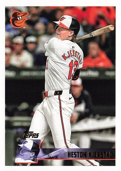 2025 Topps Archives Heston Kjerstad #130 Baltimore Orioles