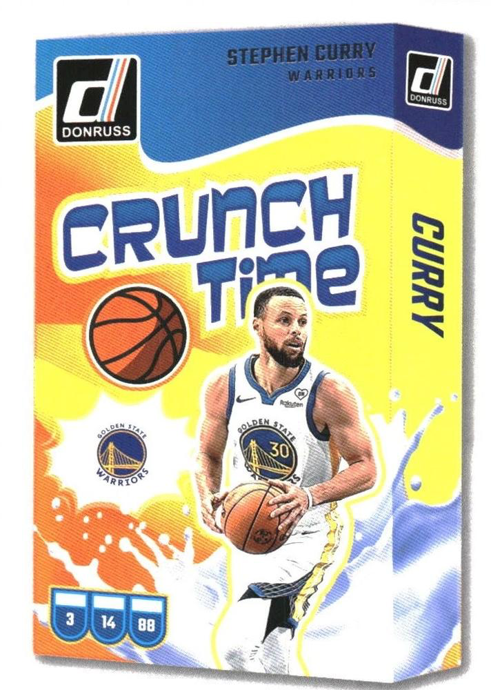 2024 Panini Donruss Crunch Time Stephen Curry #5 Golden State Warriors