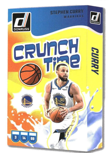 2024 Panini Donruss Crunch Time Stephen Curry #5 Golden State Warriors