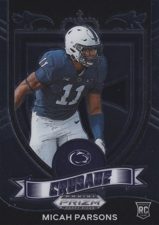 2021 Panini Prizm Draft Picks Crusade Micah Parsons RC #175 Penn State Nittany Lions