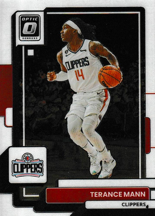 2022 Panini Donruss Optic Terance Mann #120 Los Angeles Clippers