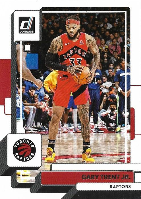 2022 Panini Donruss Gary Trent Jr. #28 Toronto Raptors