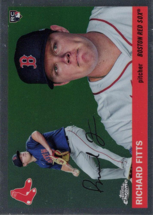 2025 Topps Chrome Platinum RC Richard Fitts #268 Boston Red Sox